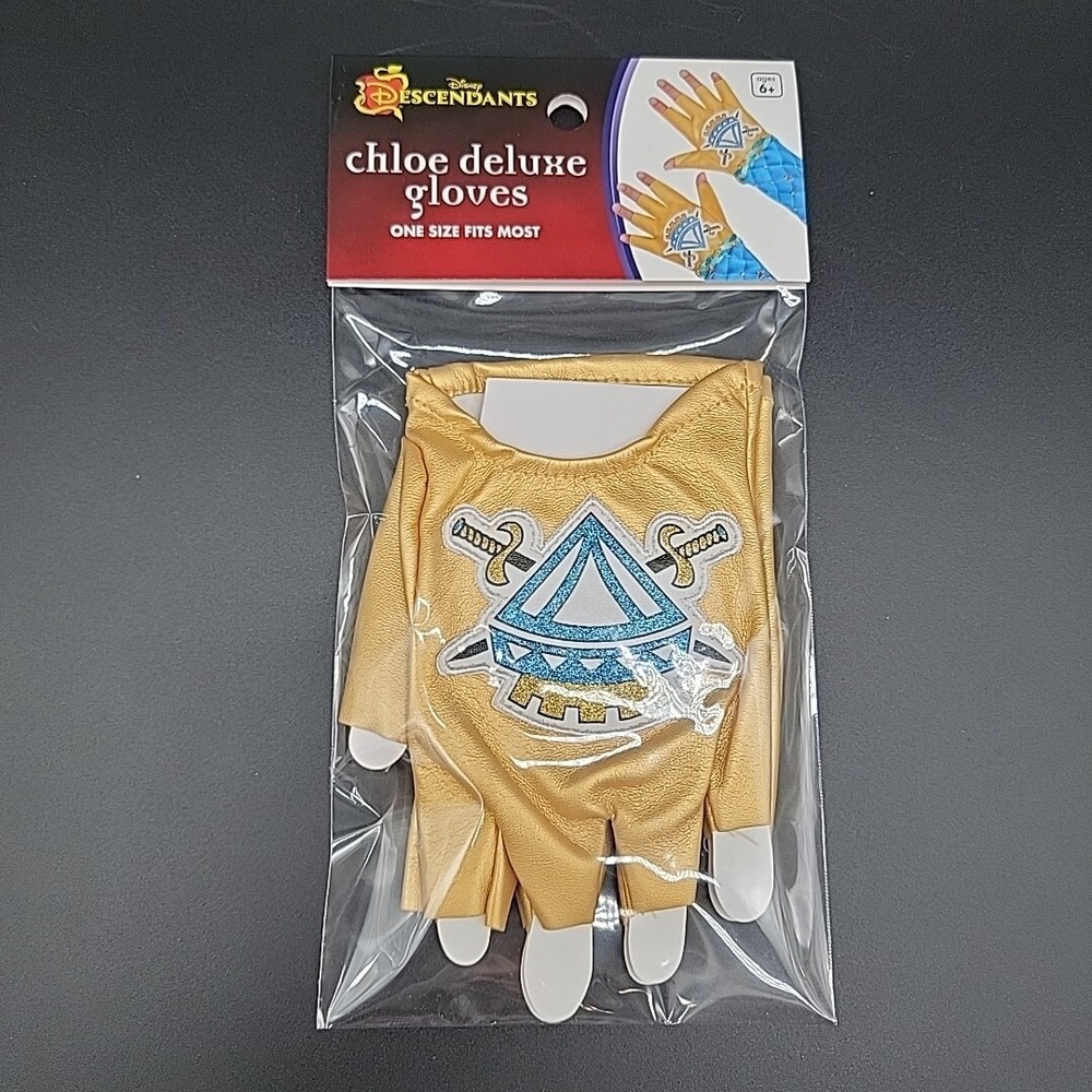 Descendants Chloe CHILD Deluxe Gloves Costume Fingerless Kids Stylish Cosplay 8+